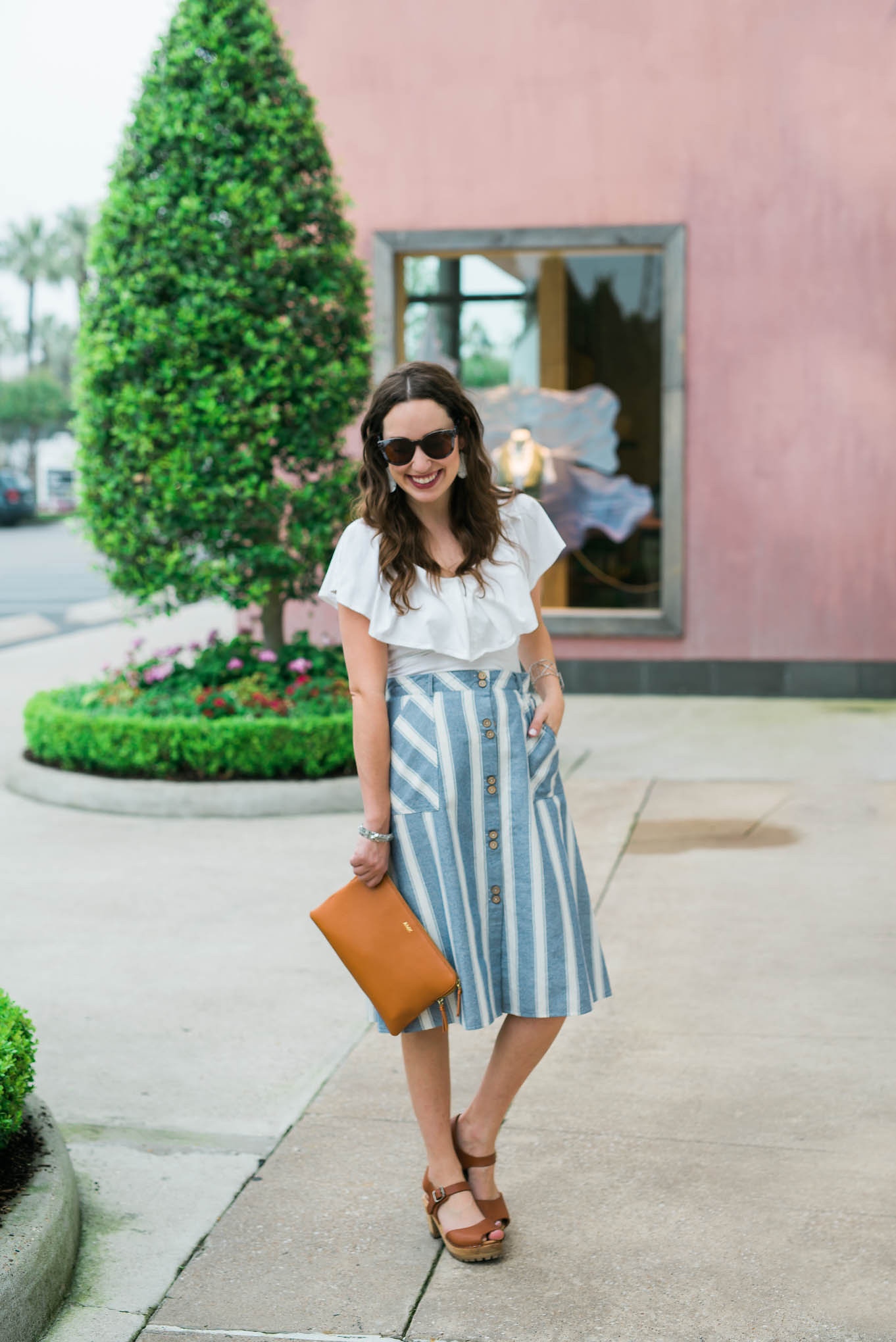 Striped_Midi_Skirt_Off_the_Shoulder_Top3