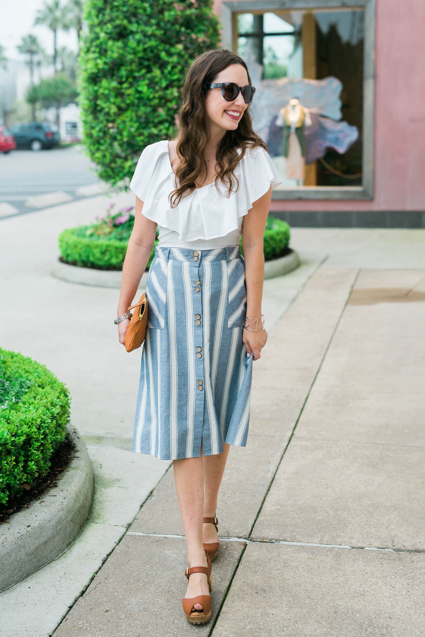 Striped_Midi_Skirt_Off_the_Shoulder_Top5