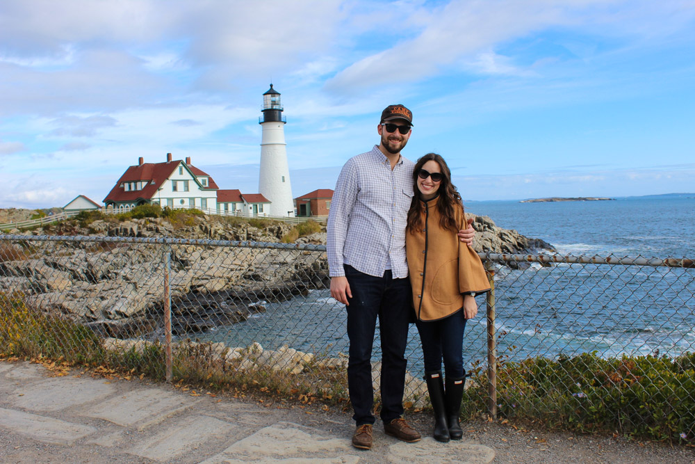 The Portland Head Light - Portland, Maine is one of the best places to babymoon in New England. 