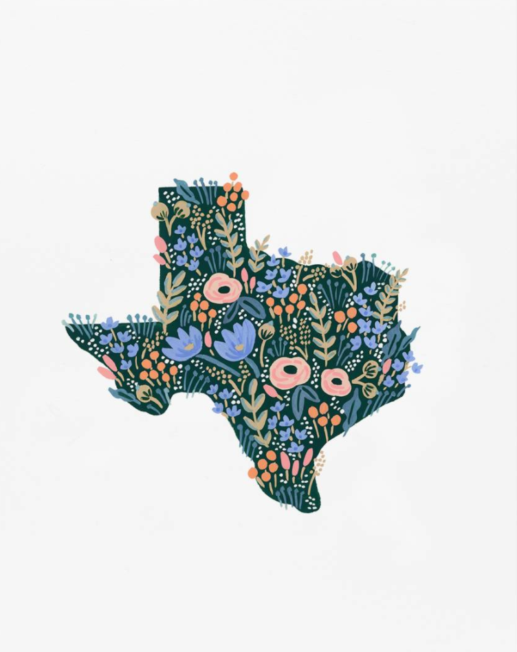 rifle paper co texas flowers