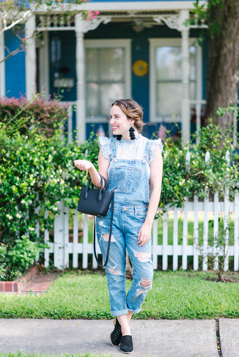 How to style overalls while still looking chic.