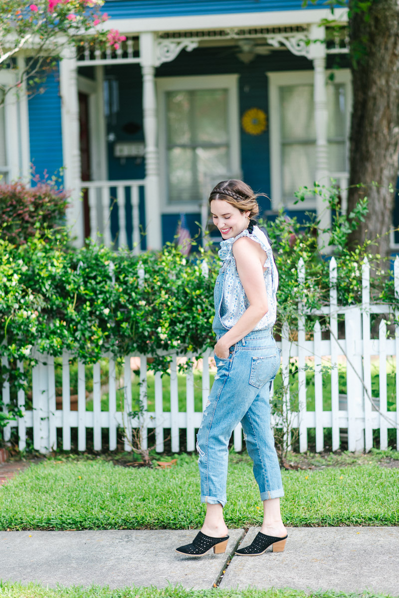 How to style overalls while still looking chic.