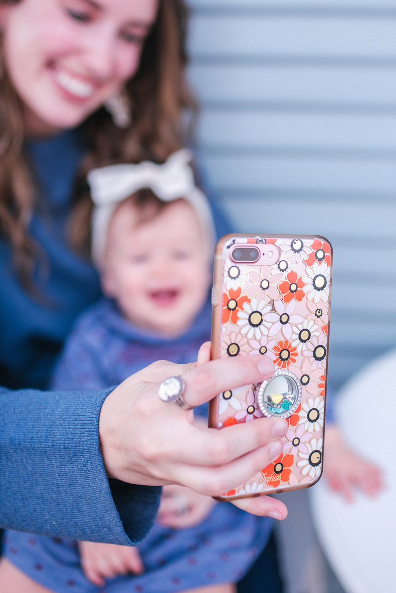 Chatting about my take on motherhood & technology with Origami Owl.