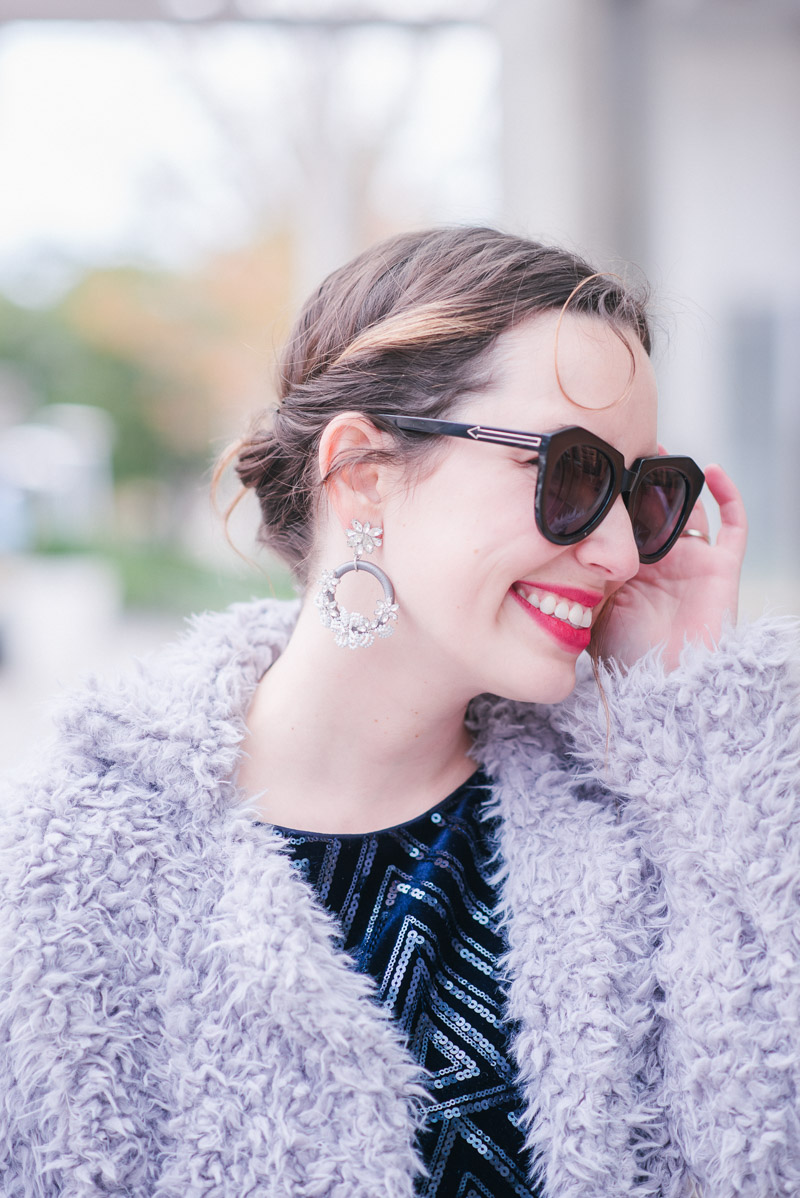 BaubleBar Statement earrings for New Year's Eve