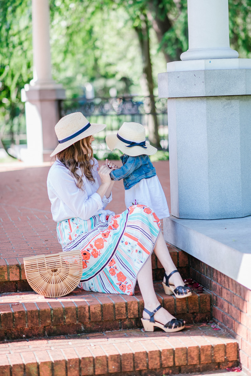 Houston blogger launches a Mommy and Me hat set from Hat Attack for Spring.