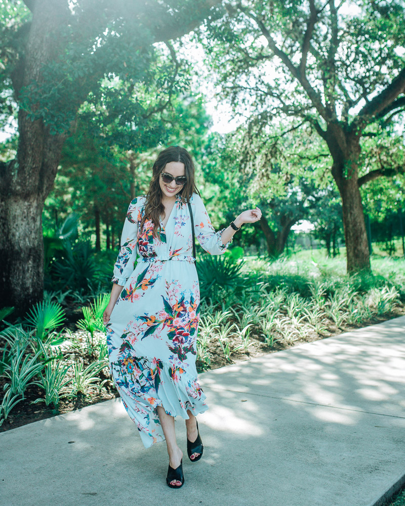 Hunter Bell Wildflower Leighton Dress - Houston fashion blogger
