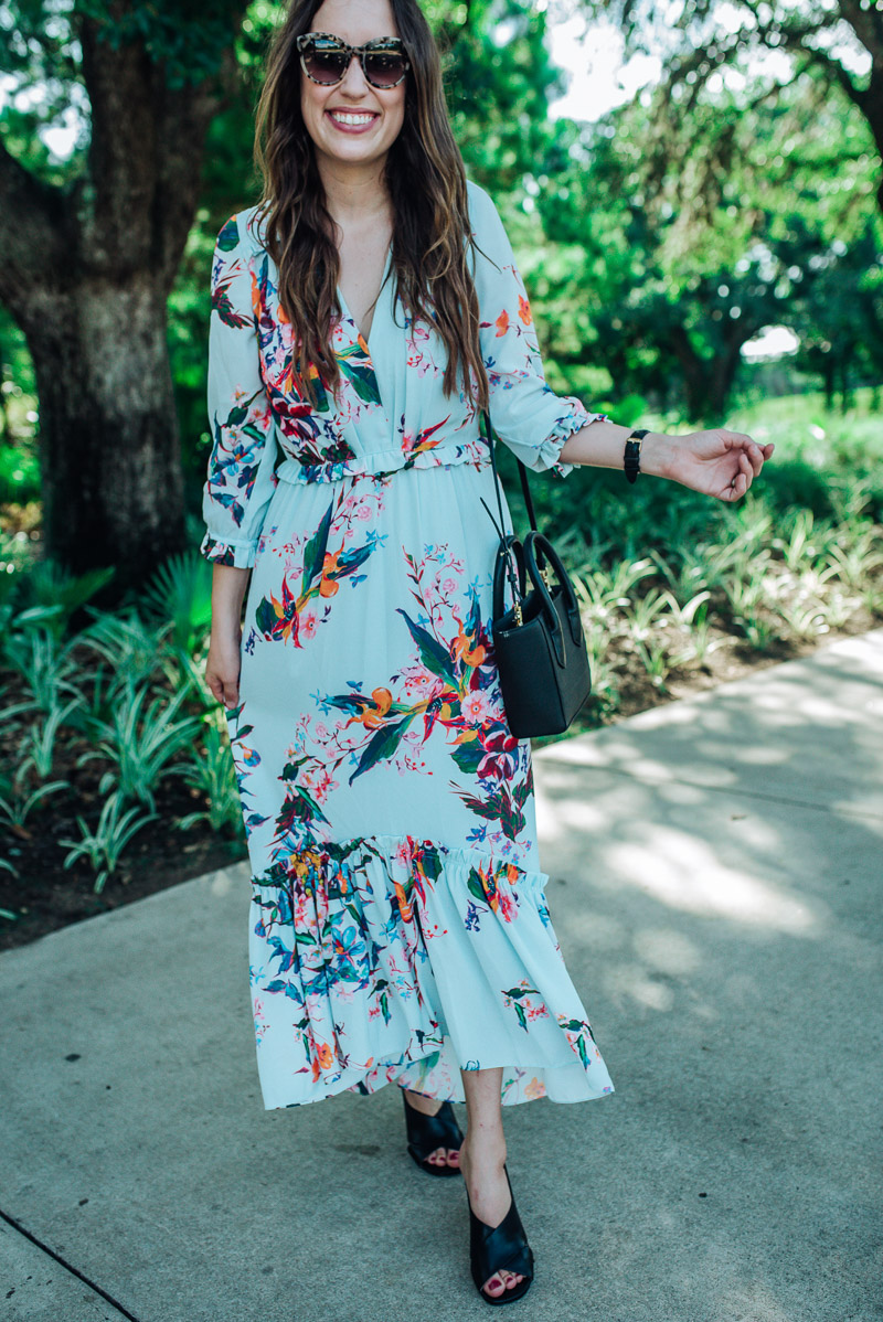 Hunter Bell Wildflower Leighton Dress - Houston fashion blogger