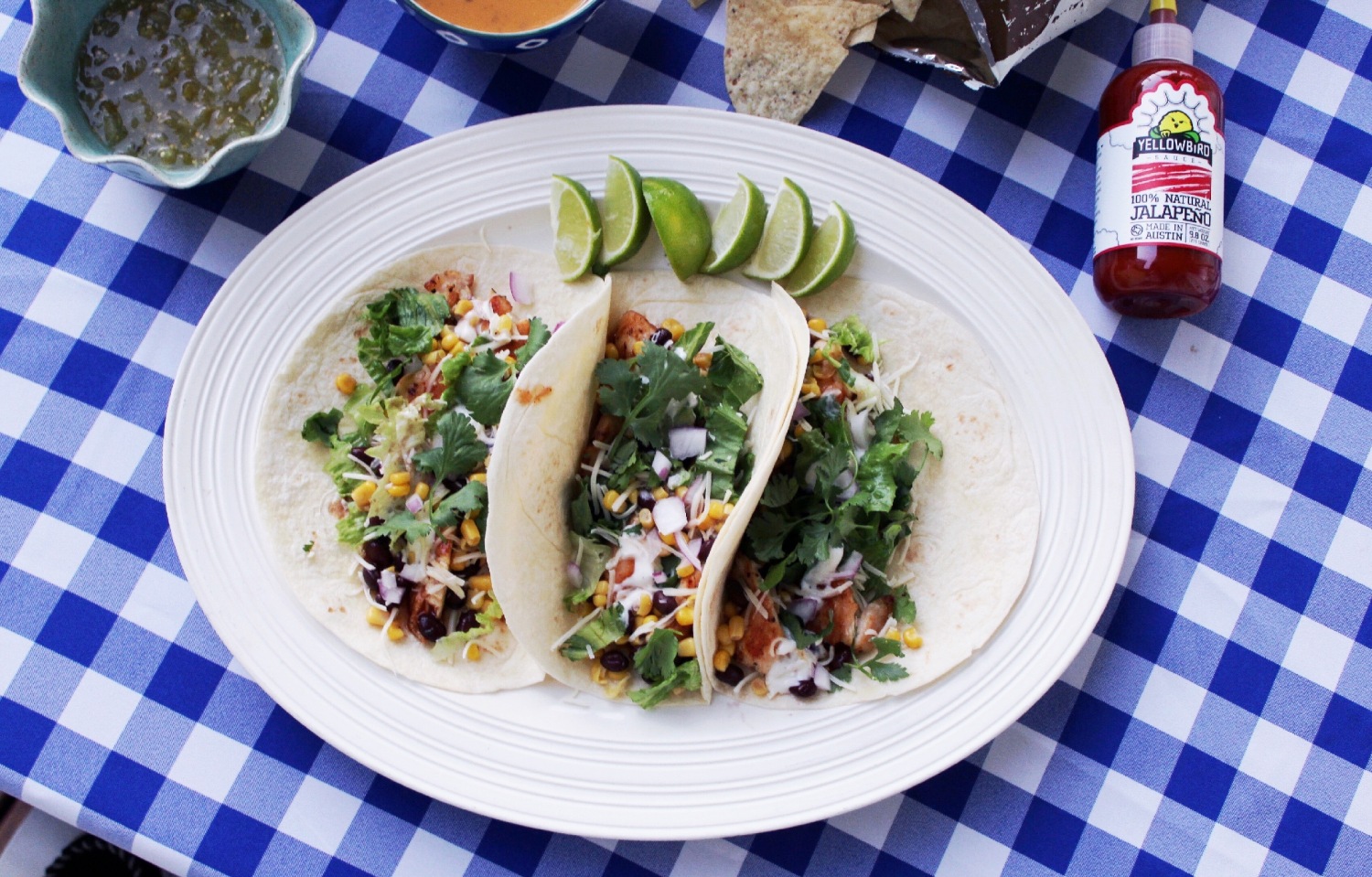 bbq chicken taco recipe, texas bbq chicken tacos, southwestern bbq tacos