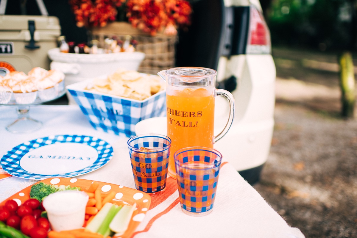 Draper James Cheers Y'all Tailgate Tumbler Set  | Stylish Southern Tailgate featured by top Houston life and style blog, Lone Star Looking Glass