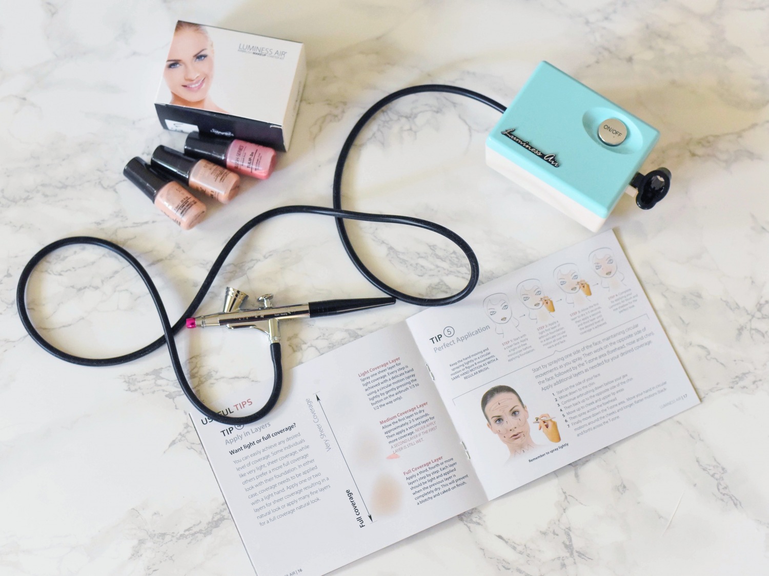 How to Apply Airbrush Makeup: An easy airbrush makeup tutorial with Luminess Air.
