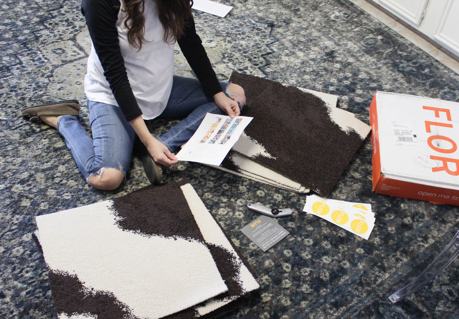 How to DIY a Cowhide Rug with FLOR