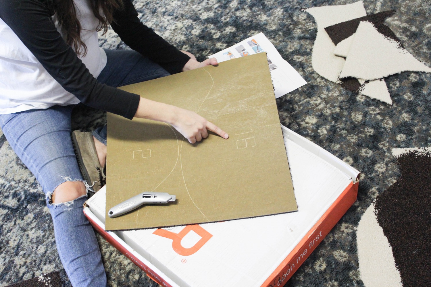How to DIY a Cowhide Rug with FLOR