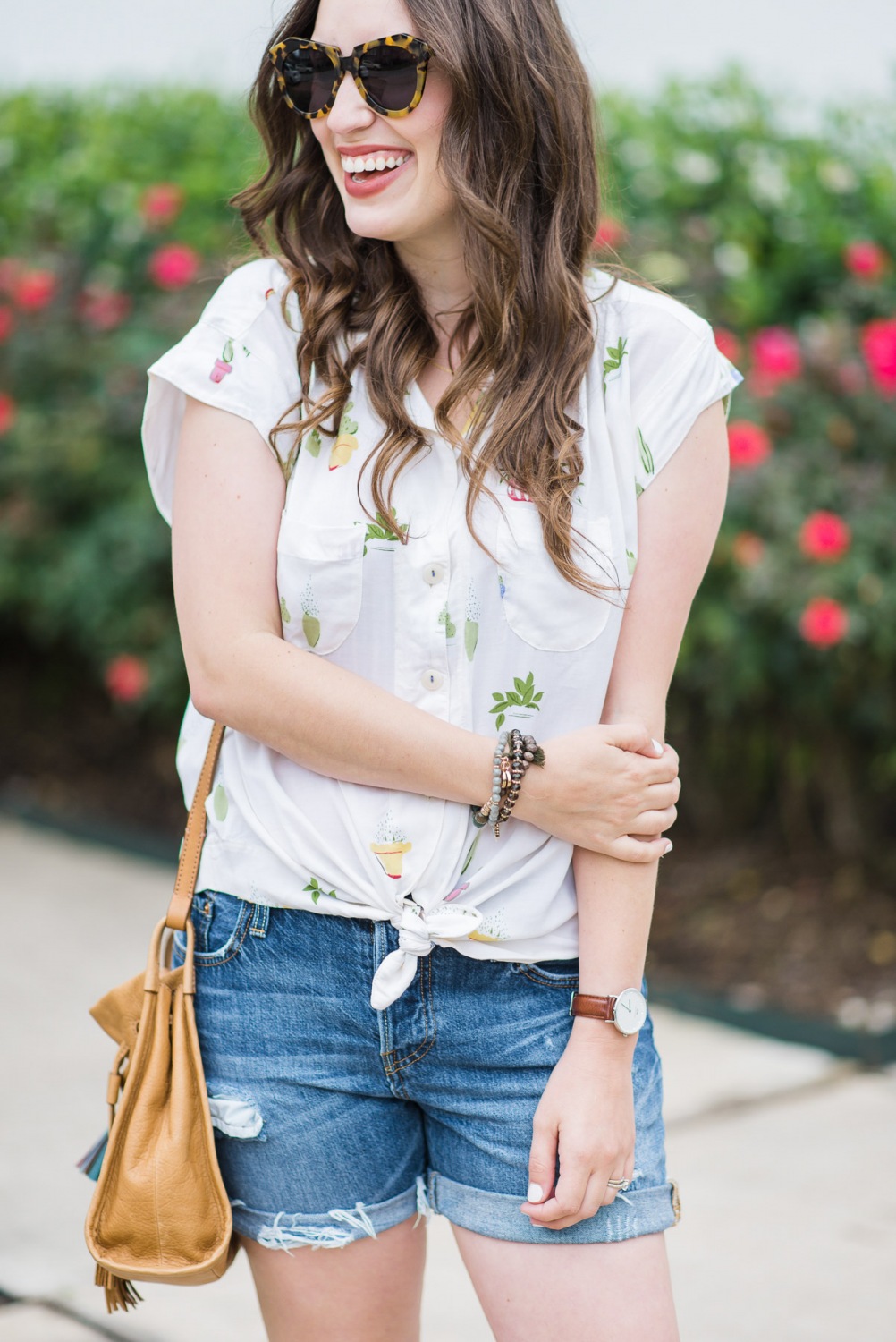 Anthropologie Raffine Cactus Buttondown