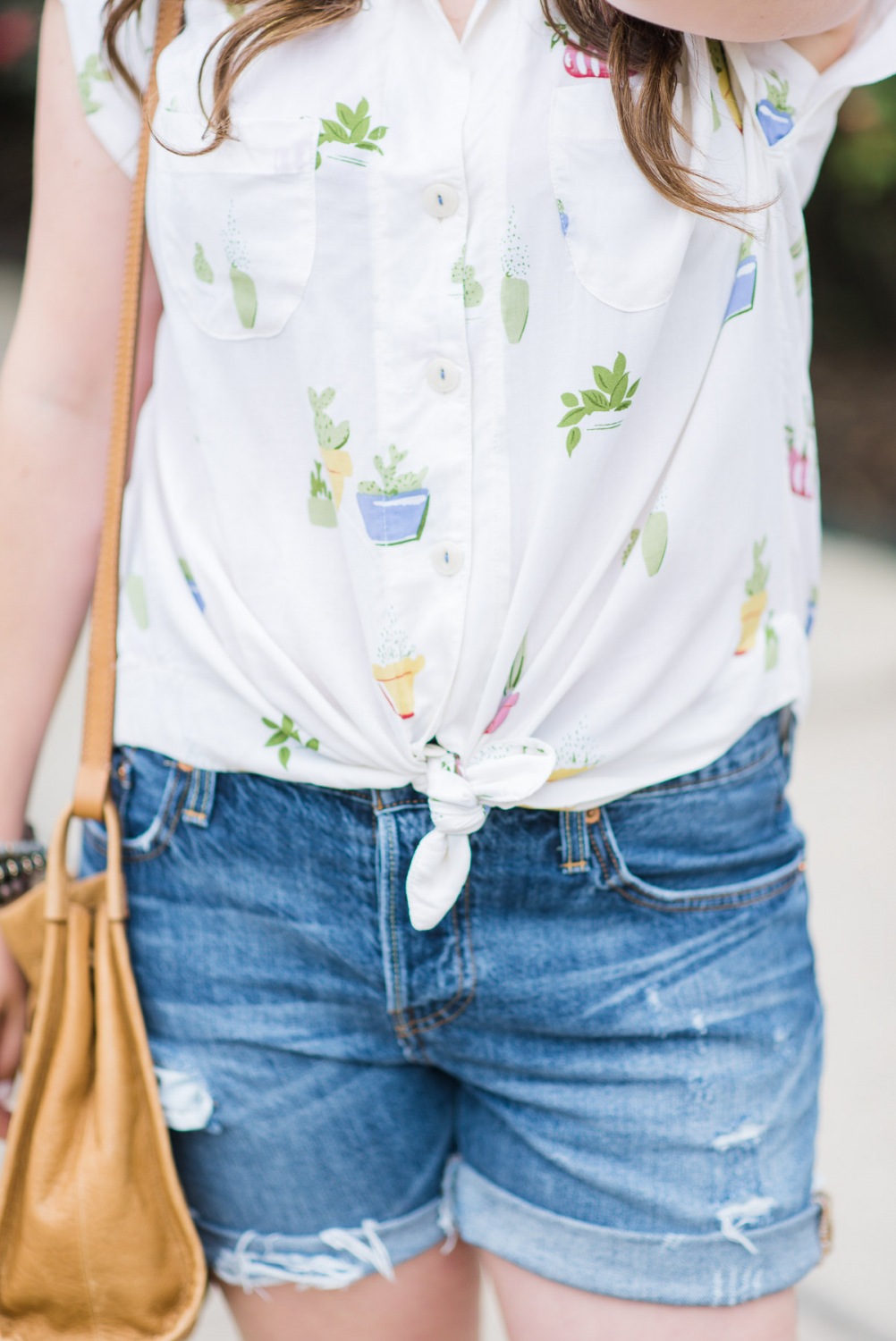 Anthropologie Raffine Cactus Buttondown