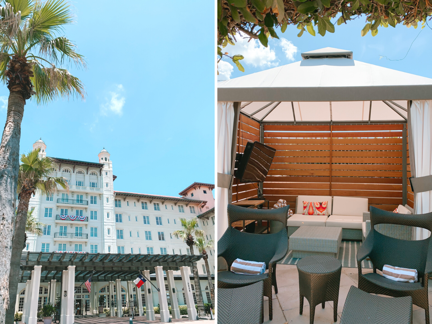 Hotel Galvez Galveston Cabanas