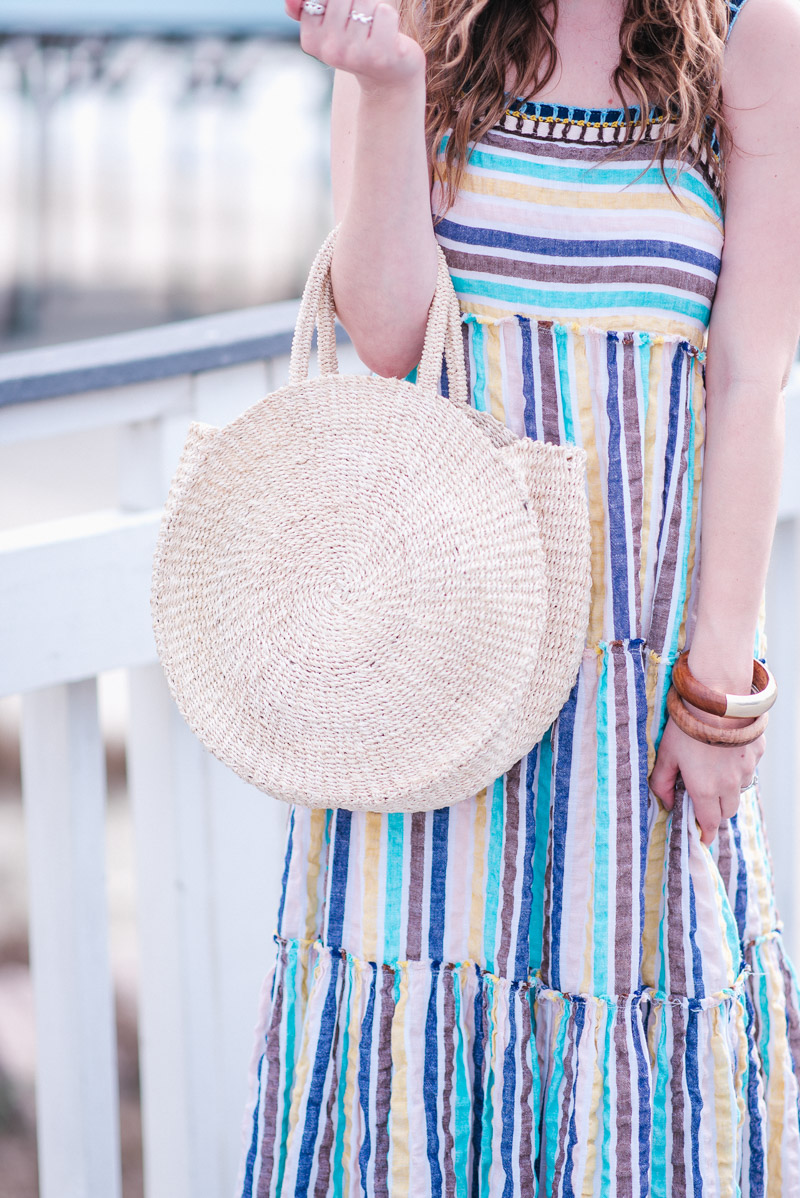 Beachy Waves + A Bright Striped Maxi | Lone Star Looking Glass