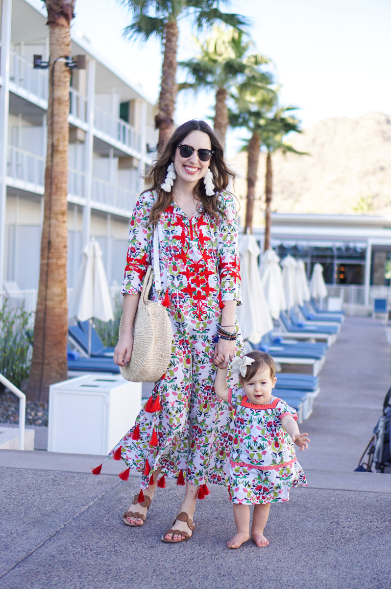 Houston travel blogger shares mother daughter outfit inspiration with Roller Rabbit.  | Mountain Shadows Resort Review featured by top US travel blog, Lone Star Looking Glass