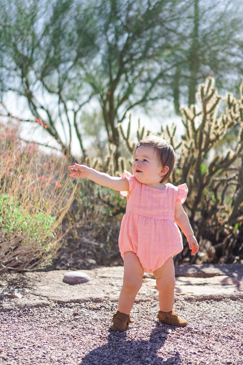 Phoenix Travel Guide featured by top Houston travel blog, Lone Star Looking Glass: image of a baby at Taliesin West