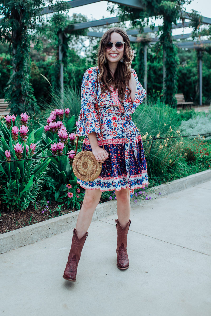 western dress to wear with boots