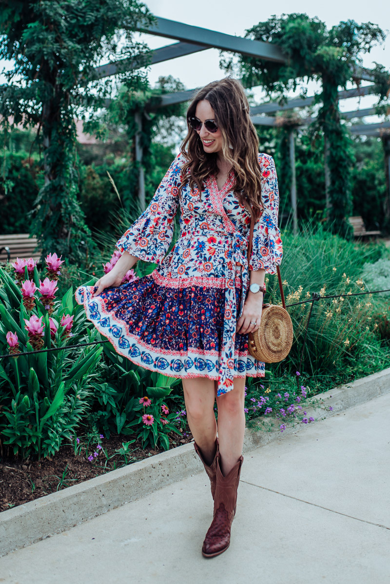 summer dress with booties