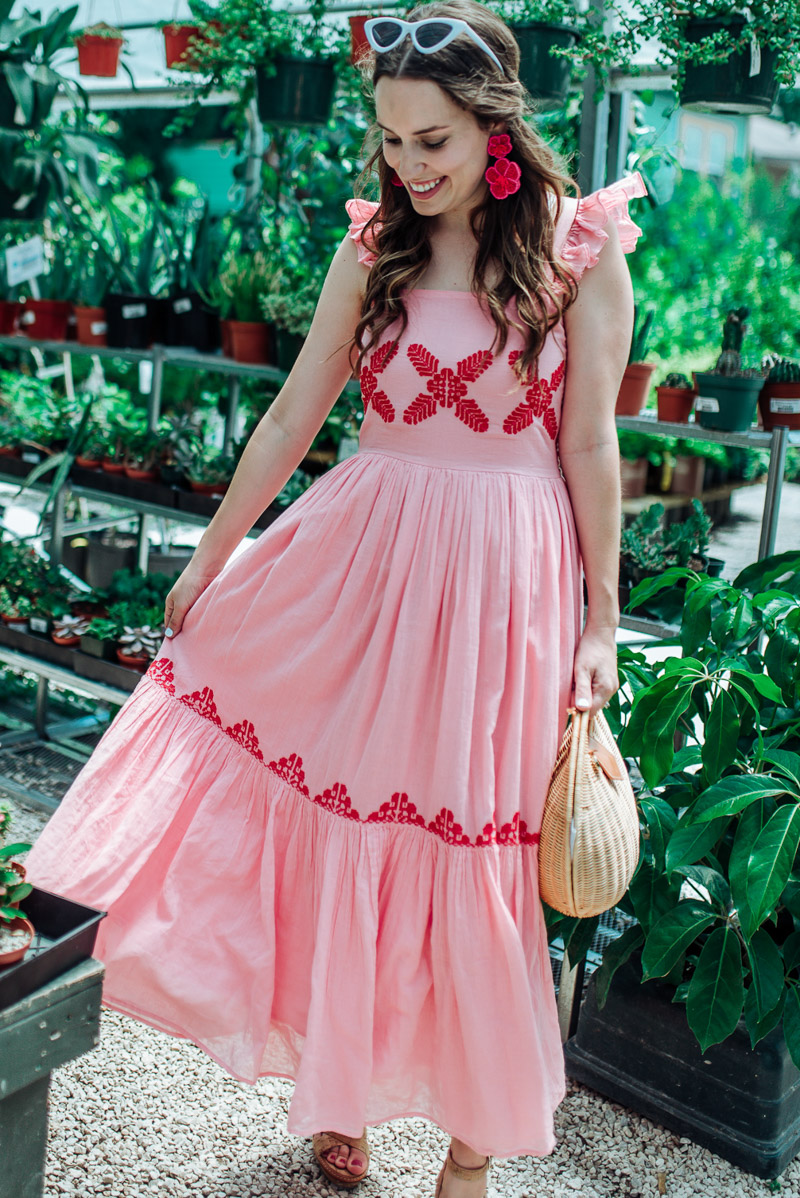 Pink Midi Dress | Fashion | Lone Star Looking Glass