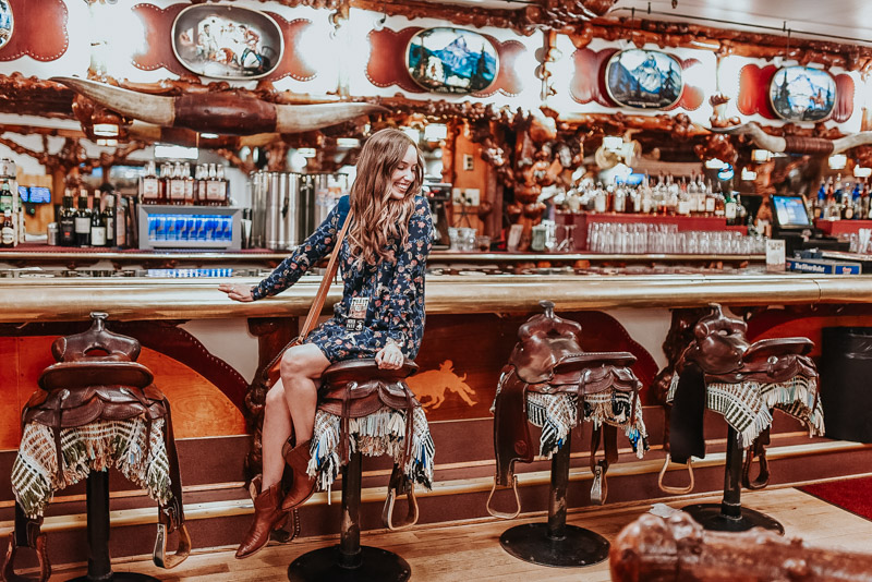 Jackson, Wyoming Travel Guide: Million Dollar Cowboy Bar | | The Ultimate Jackson Hole Travel Guide featured by top US travel blog, Lone Star Looking Glass