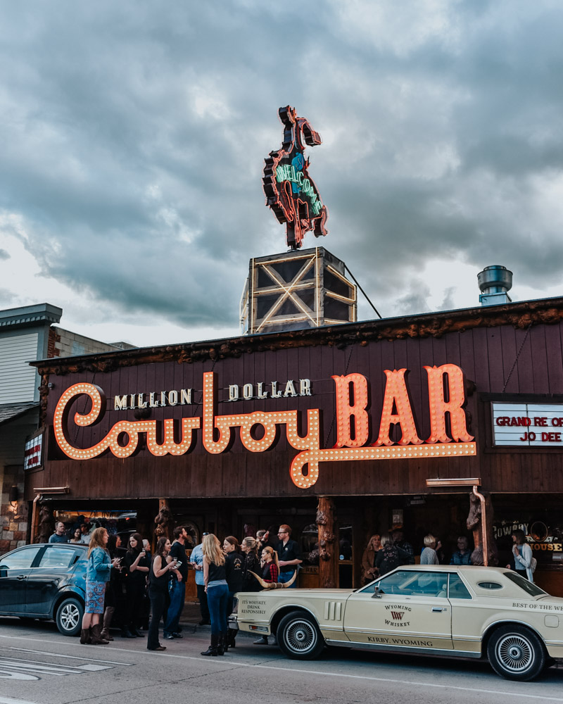 Jackson, Wyoming Travel Guide: Million Dollar Cowboy Bar | | The Ultimate Jackson Hole Travel Guide featured by top US travel blog, Lone Star Looking Glass