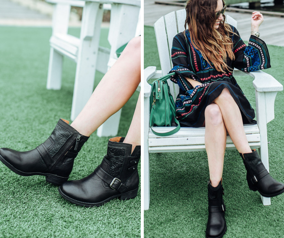 The Best Black Leather Booties for Fall featured by top Houston fashion blog Lone Star Looking Glass