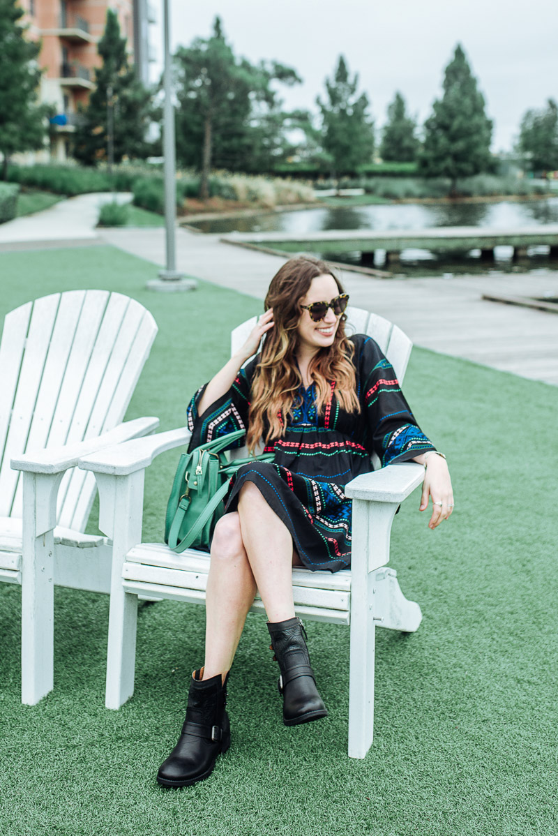 The Best Black Leather Booties for Fall featured by top Houston fashion blog Lone Star Looking Glass