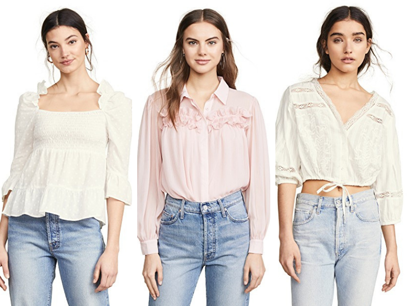 Spring Style Favorites featured by top US fashion blog, Lone Star Looking Glass: cute spring blouses