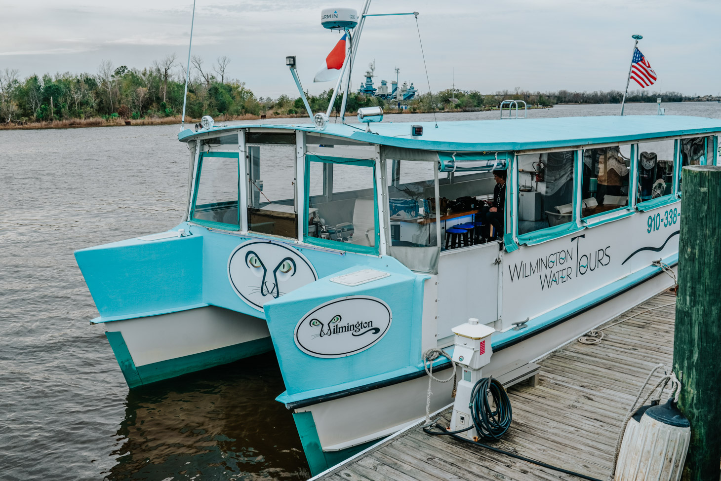 Fun Things to Do in Wilmington NC, a weekend travel guide, featured by top US travel blog, Lone Star Looking Glass: image of Wilmington North Carolina River Boat Cruise
