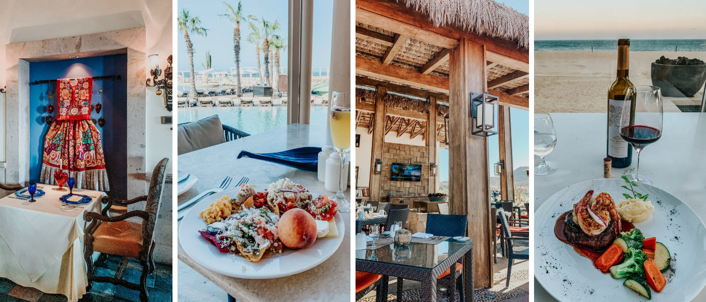 Pueblo Bonito Pacifica: 8 Reasons to Vacation in Cabo by popular Tennessee travel blog, Lone Star Looking Glass: image of a fine dining outdoor restaurant. 