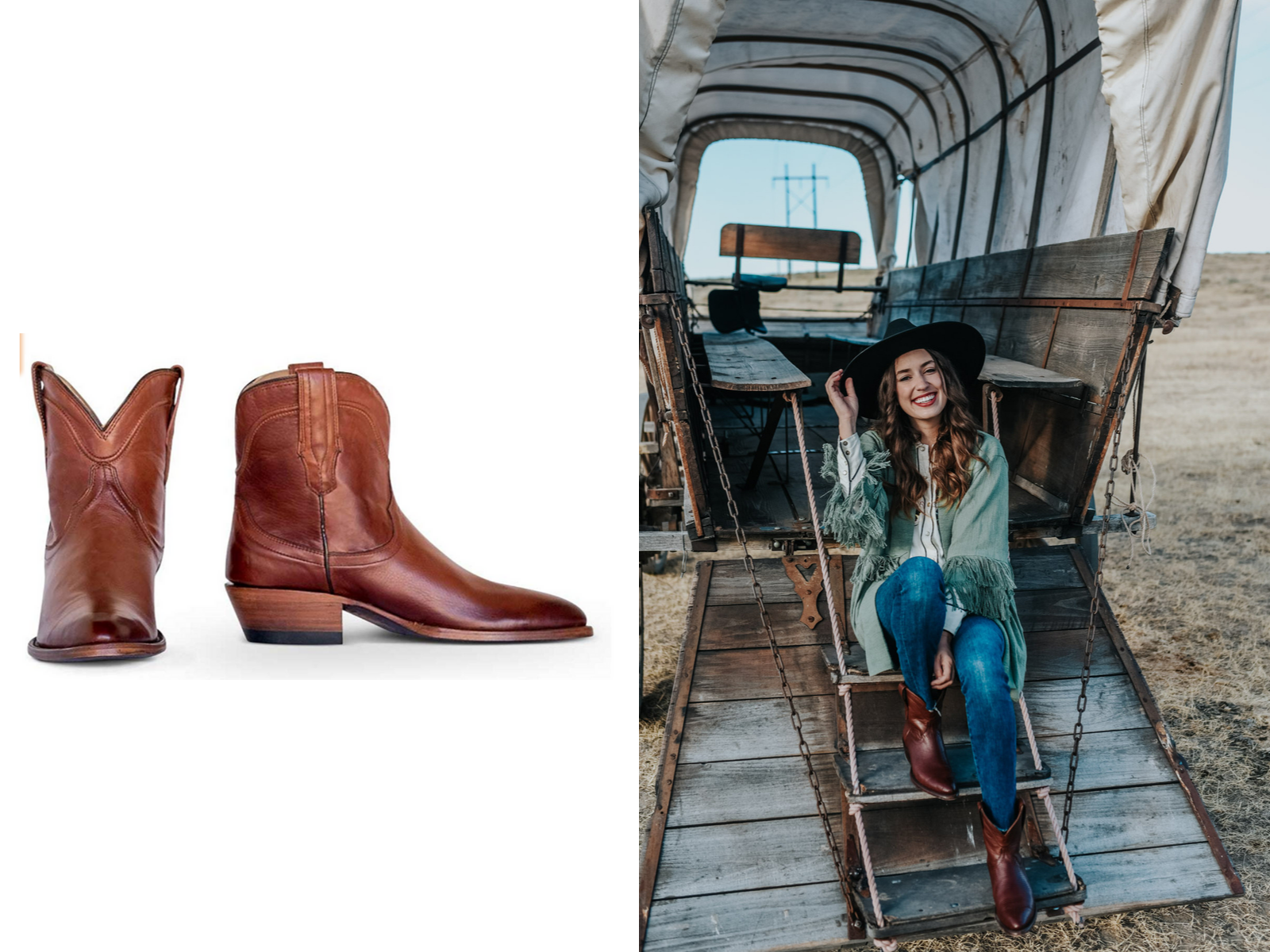 Cute Winter Boot Trends for 2019 featured by top US fashion blog, Lone Star Looking Glass: image of western cowgirl booties
