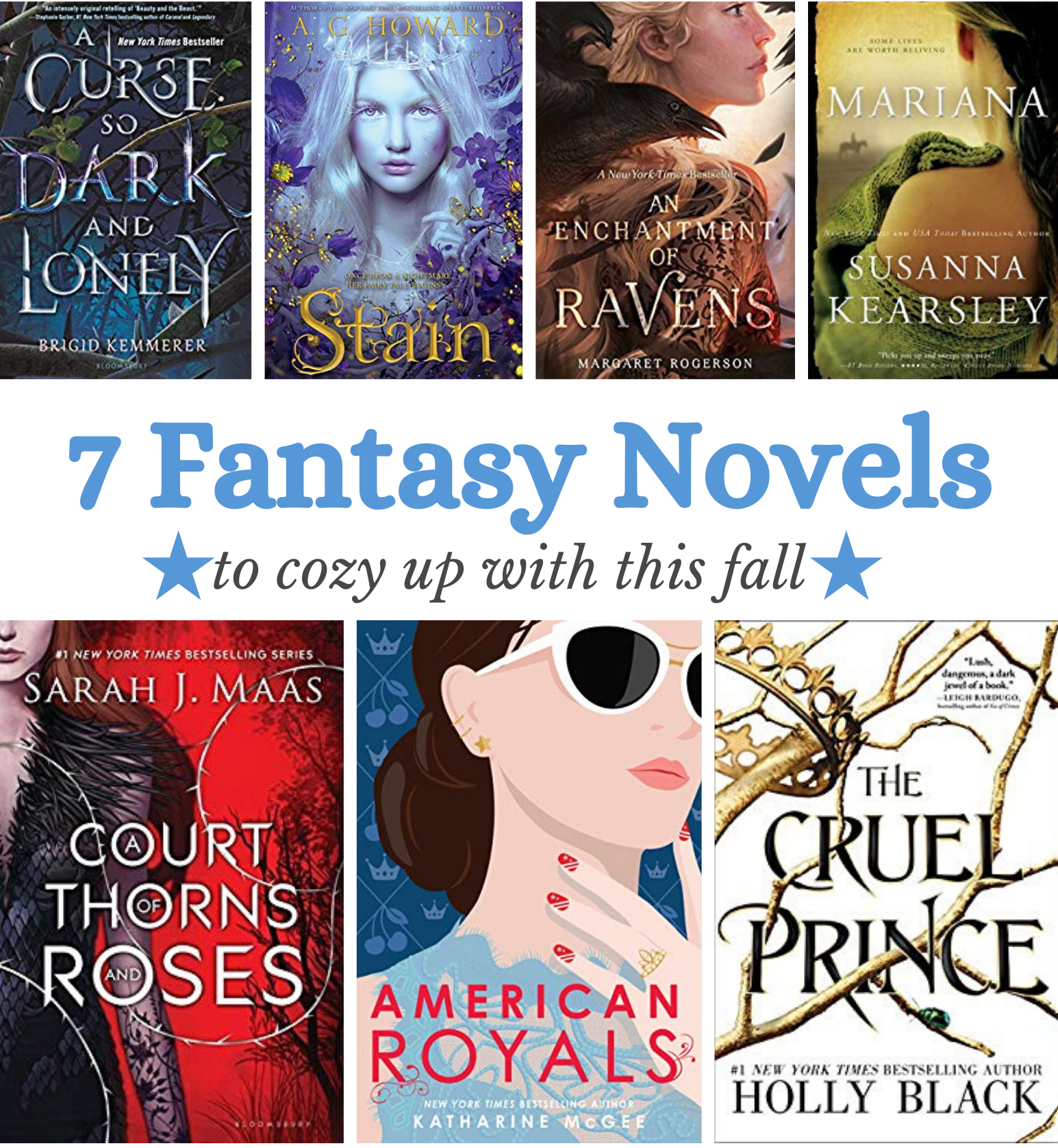 7 Young Adult Fantasy Novels to Read this Fall featured by top US lifestyle blog, Lone Star Looking Glass