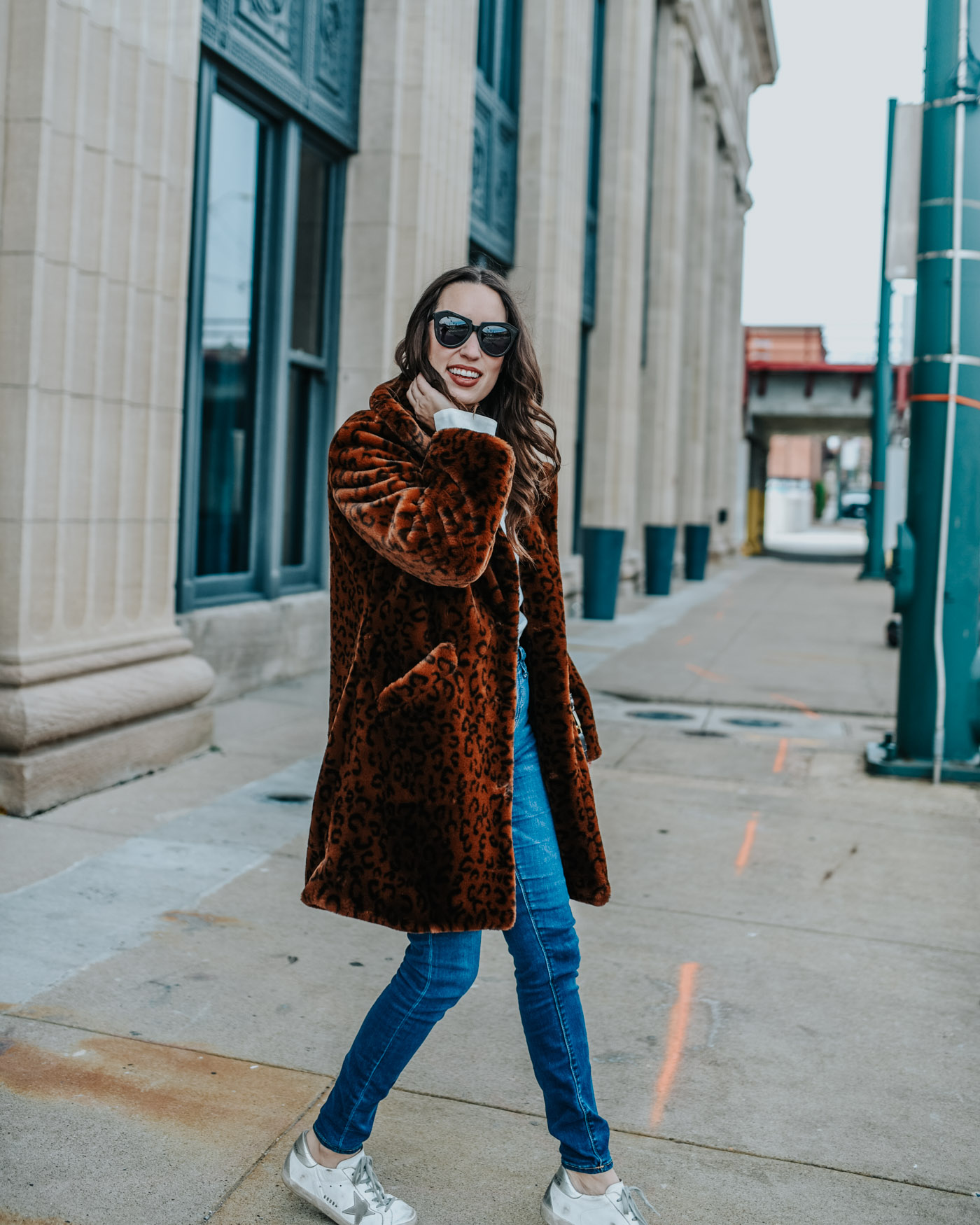 How to Dress Down a Luxe Leopard Coat