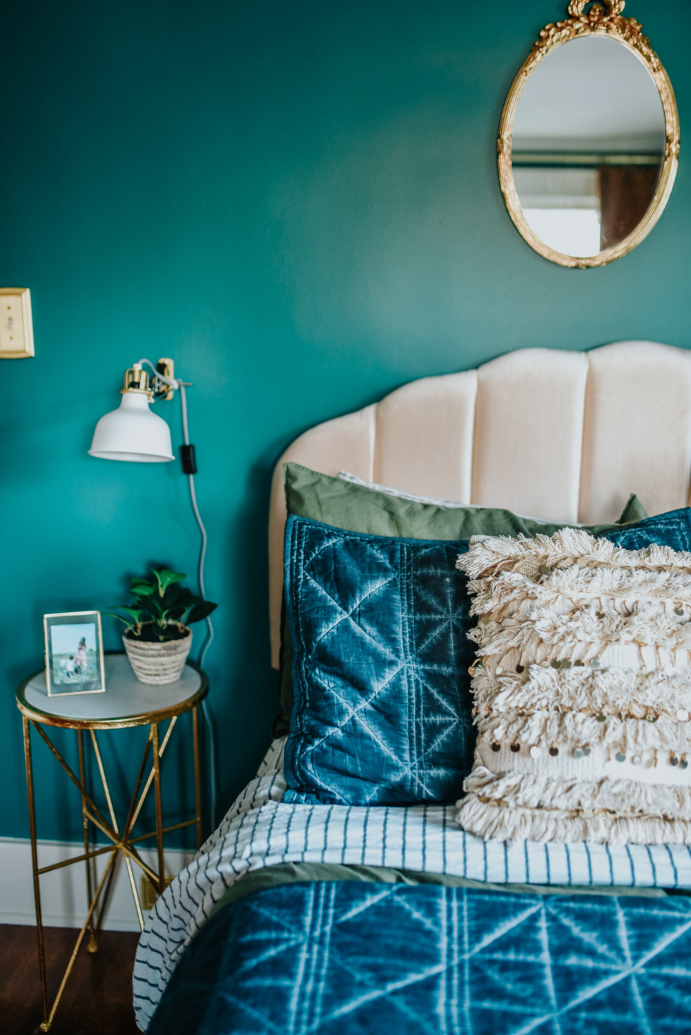 Guest Bedroom Makeover Ideas with HGTV Home and Sherwin Williams, featured by top Memphis lifestyle blog, Lone Star Looking Glass: before and after pictures.