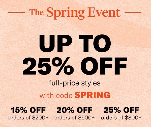 Shopbop Sale by popular Memphis fashion blog, Lone Star Looking Glass: image of a digital ad for the spring Shopbop Sale.