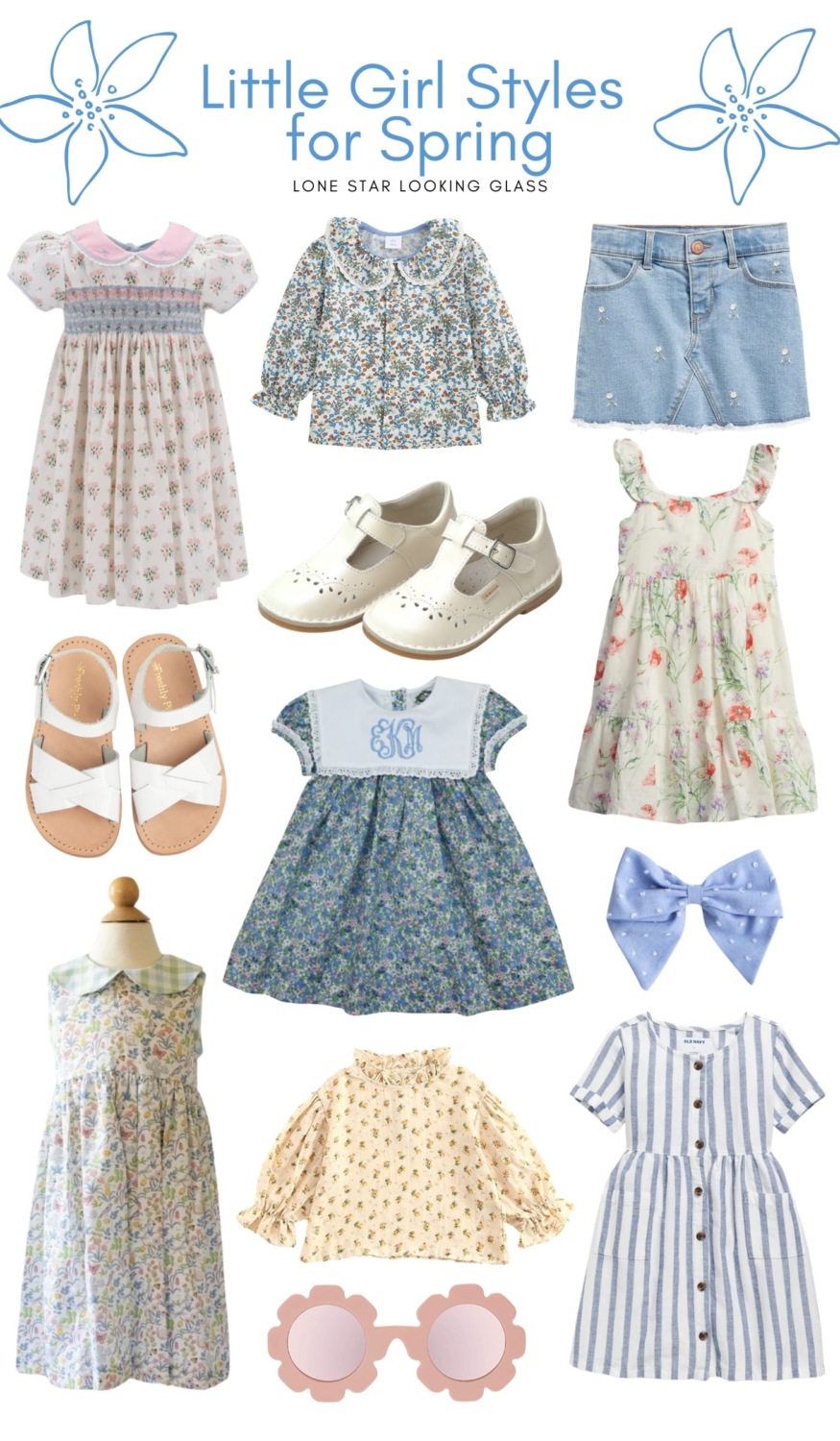 Southern Smocked Dresses and Outfits for Little Girls and Toddlers