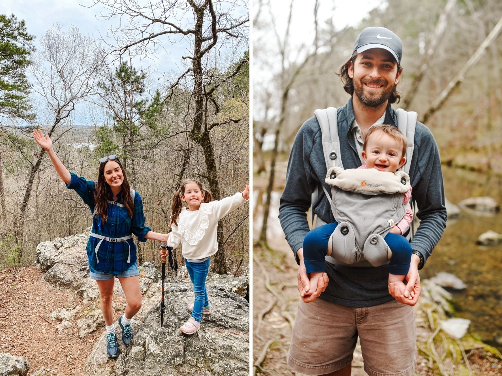 Falls Branch Trail, the best hiking trail for families in Hot Springs AR featured by top travel blogger, Lone Star Looking Glass