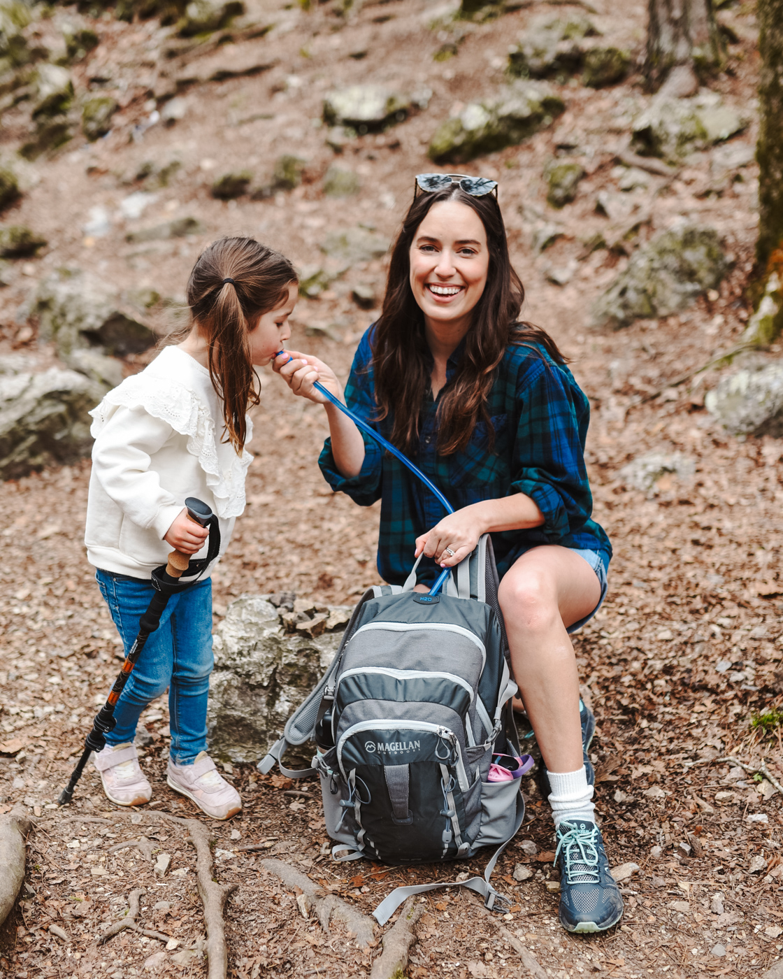 Falls Branch Trail, the best hiking trail for families in Hot Springs AR featured by top travel blogger, Lone Star Looking Glass