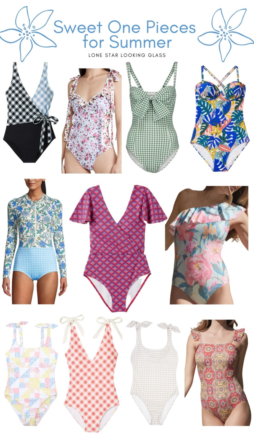 family friendly summer one piece bathing suits