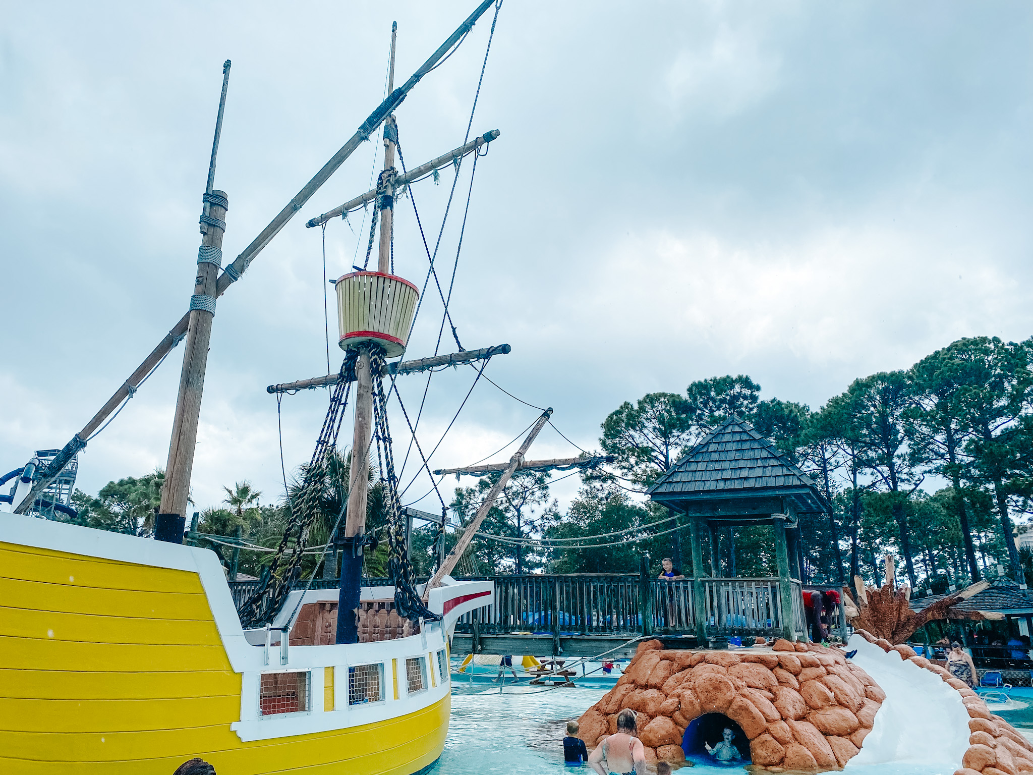 Panama City Beach Attractions by popular Memphis travel blog, Lone Star Looking Glass: image of Shipwreck Island water park. 