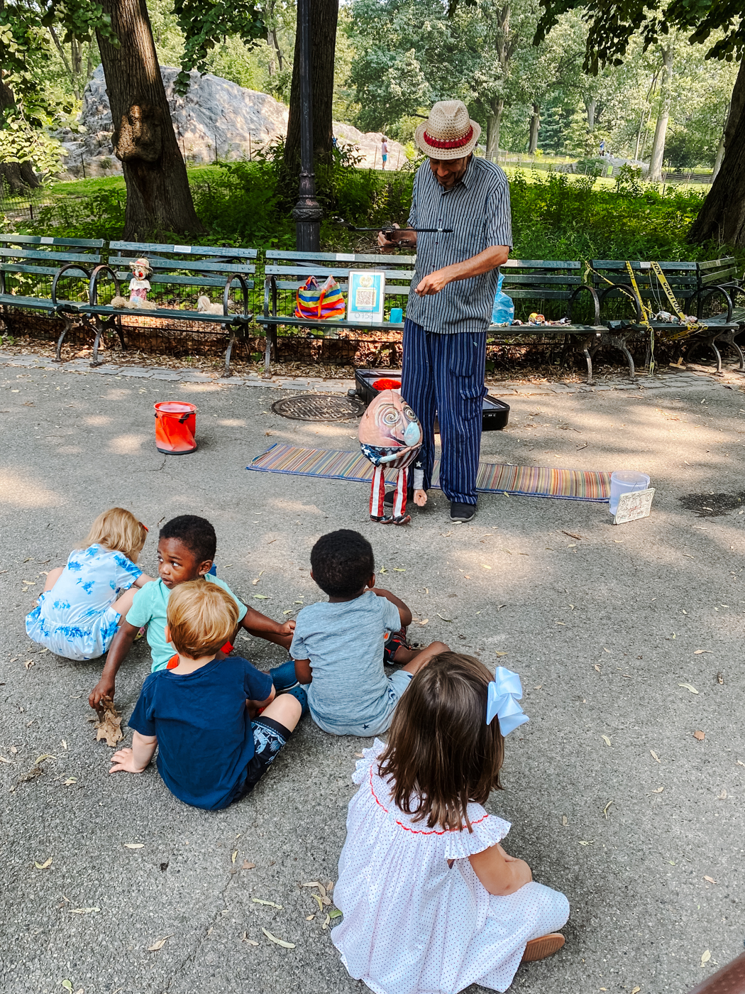 Central Park Puppets, Playground Puppets, Playground Puppeteer