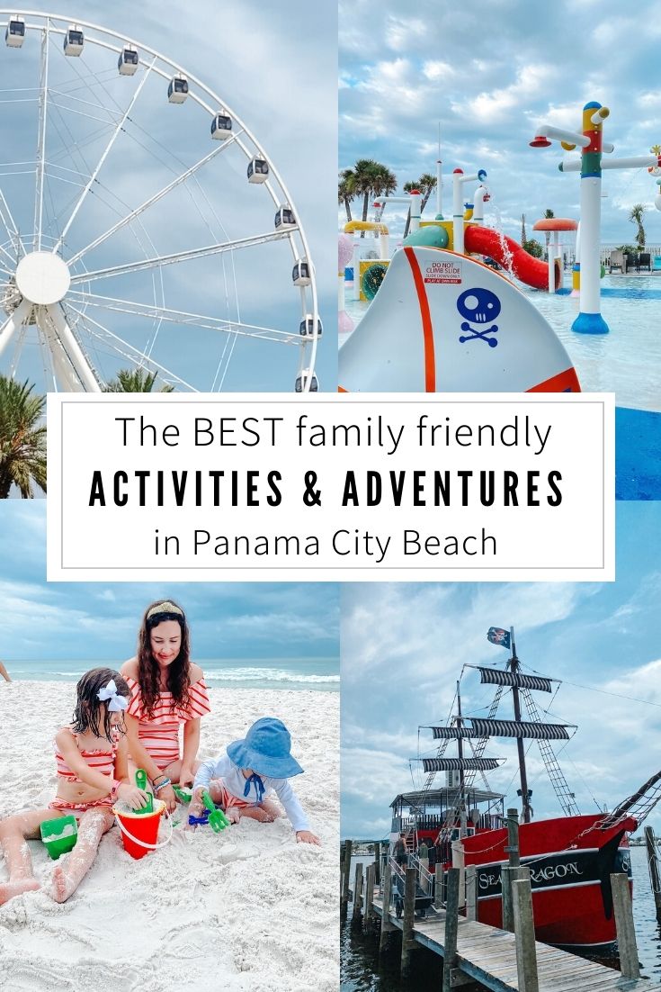 Panama City Beach Attractions by popular Memphis travel blog, Lone Star Looking Glass: collage image of Panama City Beach attractions. 