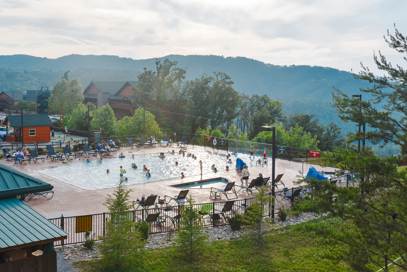 Westgate Smoky Mountain Resort reviewed by top US travel blogger, Lone Star Looking Glass: Westgate Smoky Mountain Pool 