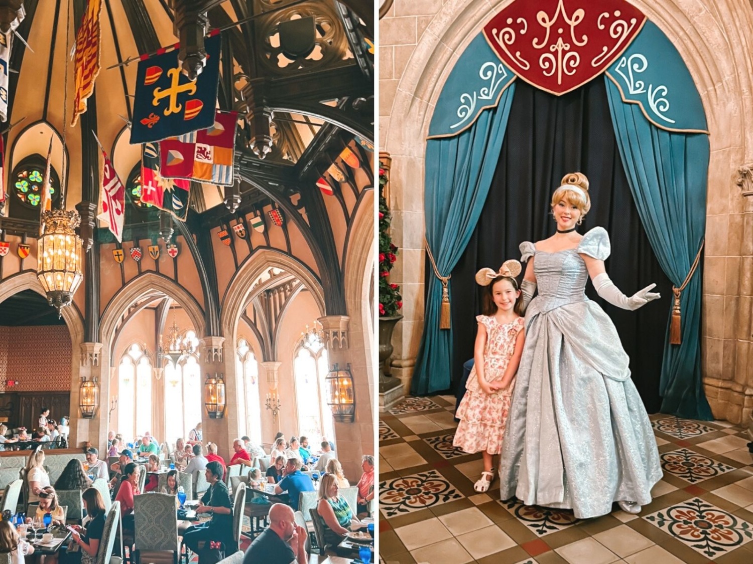 Lunch at Cinderella's Royal Table in Magic Kingdom