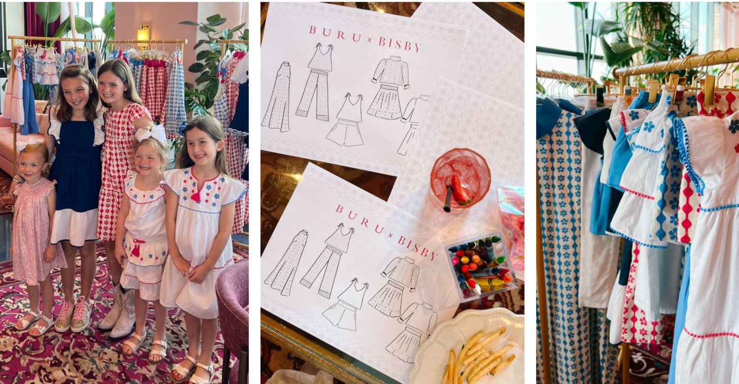 Buru x Bisby Mother Daughter clothing collaboration