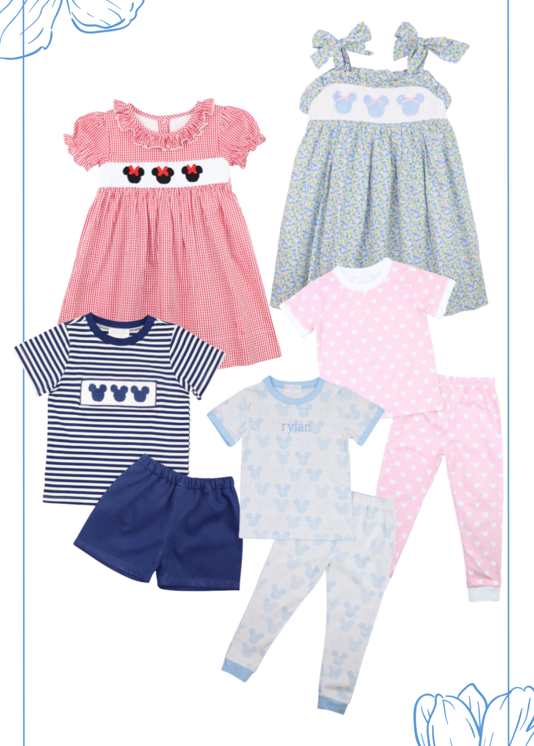 Smocked Disney World Outfits