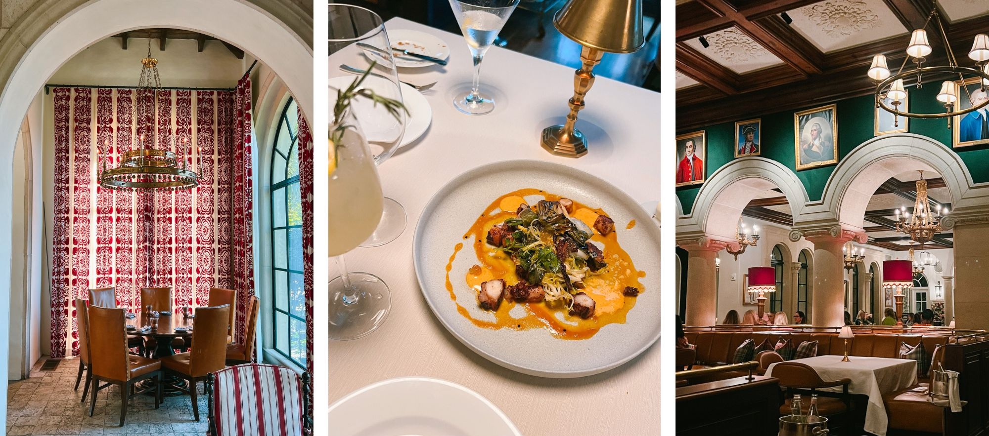 Dining at Sea Island