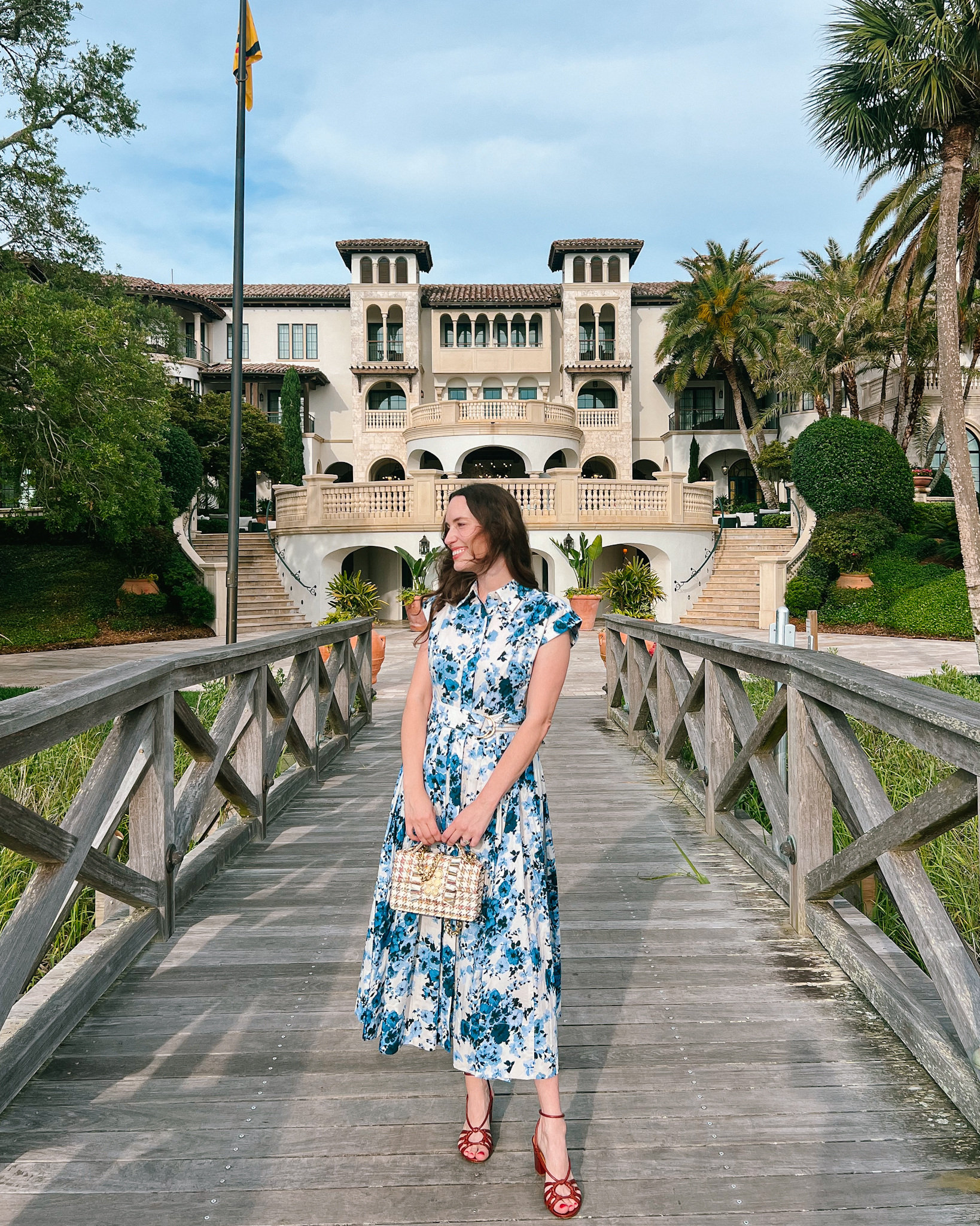 Alice Kerley at The Cloister at Sea Island during a couples getaway to Georgia's Golden Isles.